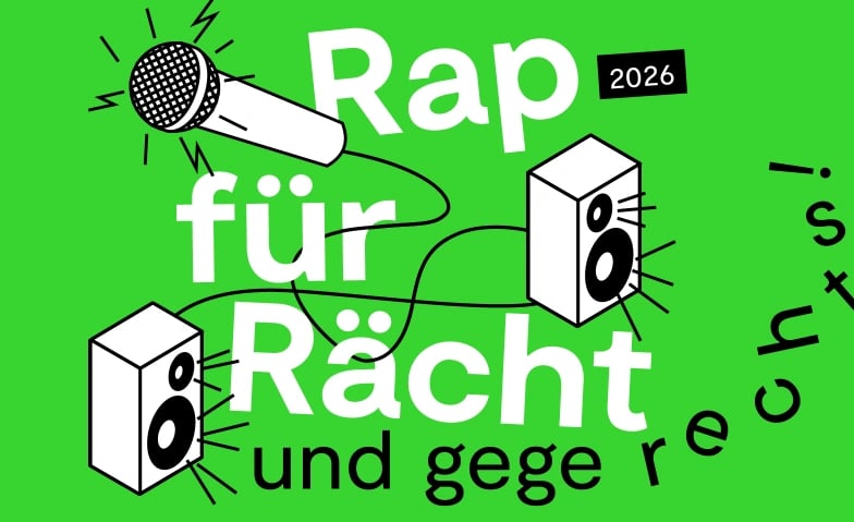 Poster: Rap für Rächt und gege rechts 2026